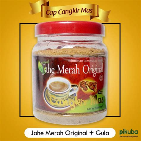 Jual Stok Terbaru Cangkir Mas Jahe Merah Original Plus Gula Alami