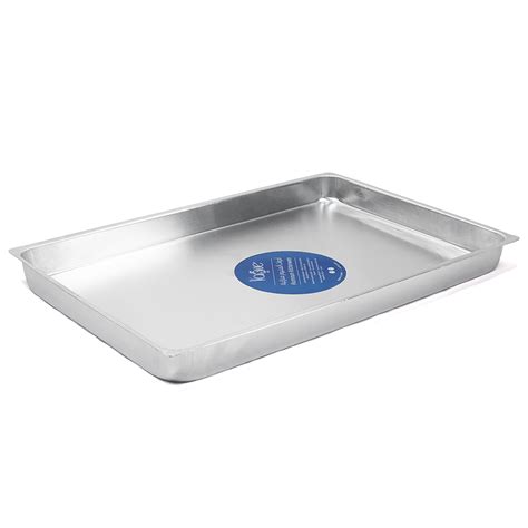 Vague Aluminium Rectangular Oven Tray 60 Cm X 40 Cm Silver Aluminium