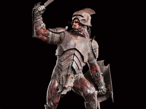 Uruk Hai Swordsman 1 6 Scale Statue Lord Of The Rings LOTR Weta