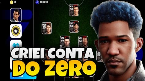 Criei Uma Conta Do Zero No Efootball Mobile Youtube