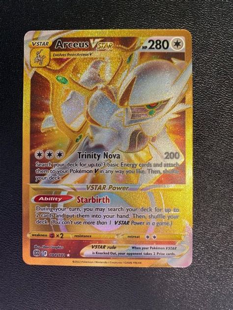 Arceus VSTAR Gold Secret Rare 184 172 EN Kaufen Auf Ricardo