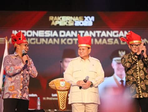 Hadir Di Makassar Prabowo Salut Dengan Apeksi Dan Tuan Rumah Info