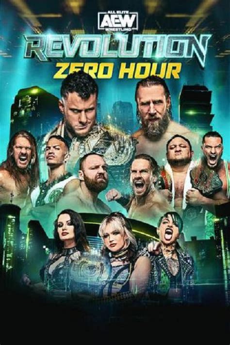 AEW Revolution Zero Hour Pre Show Video 2023 IMDb