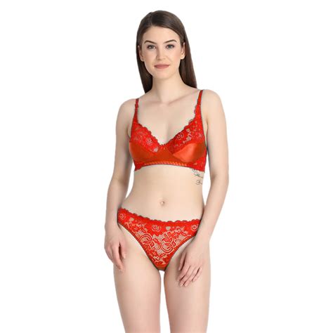 Buy Fiamme Women Red Color Lingerie Set For Girls Daily Use Online 350 From ShopClues