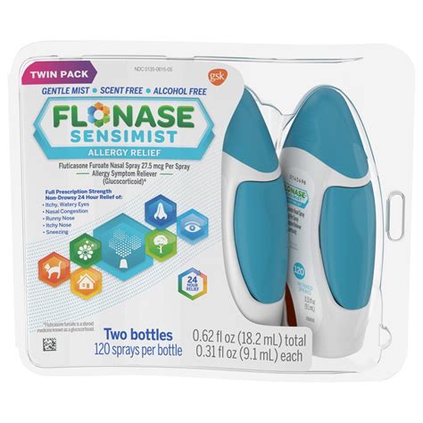 Flonase Sensimist Allergy Relief Spray Twin Pack 2 X 120 Walmart