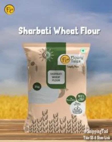 FLOURYTALES Sehore Sharbati Wheat Flour Packaging Size 5 Kg