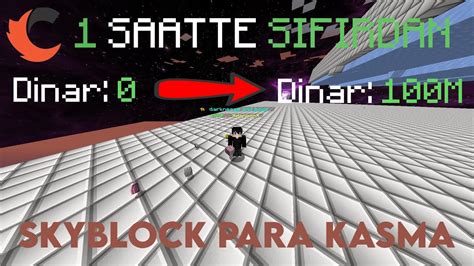 Craftrise Skyblock Para Nasıl Kasılır zengin olacaksınız YouTube