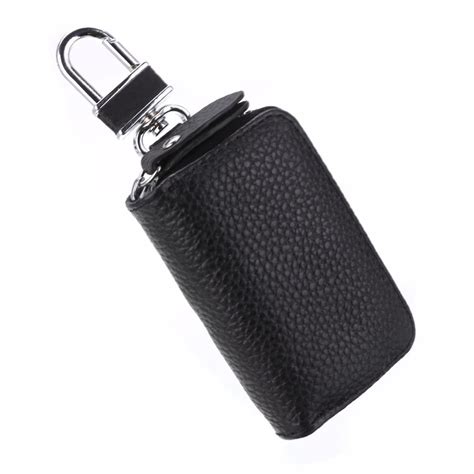 Buy Pdtoweb Universal Car Pu Leather Smart Remote Key Chain Holder Fob