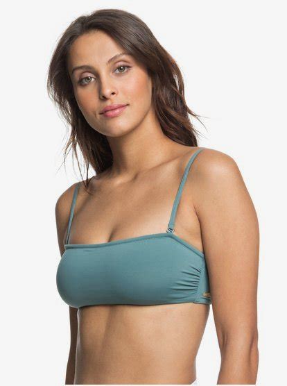 Swim In Love Top De Bikini Bandeau Para Mujer Roxy