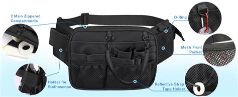 Sithon Nurse Fanny Pack With Tape Holder Multi Compartment Medical