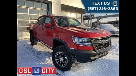 Red 2020 Chevrolet Colorado Zr2 4wd Zr2 Review Gsl Gm City Youtube