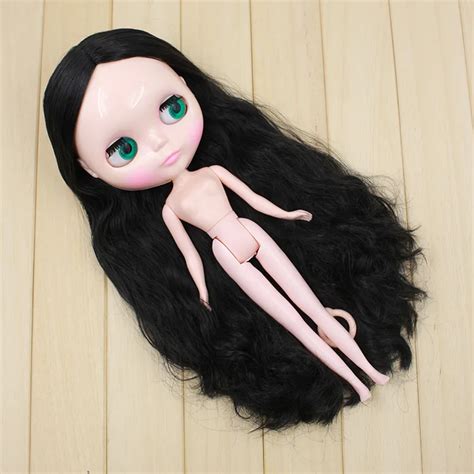 BJD Pre Sale Black Long Hair Nude Blyth Doll Suitable For DIY Toy For Girls