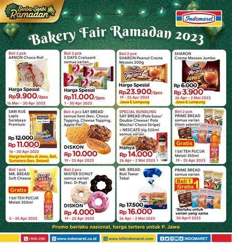 Indomaret On Twitter Bakery Fair Ramadan Periode April