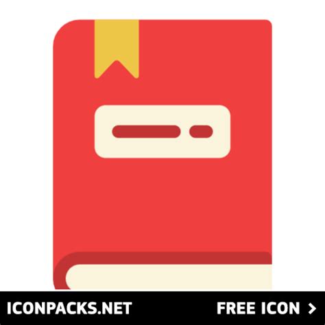 Free Red Book SVG, PNG Icon, Symbol. Download Image.