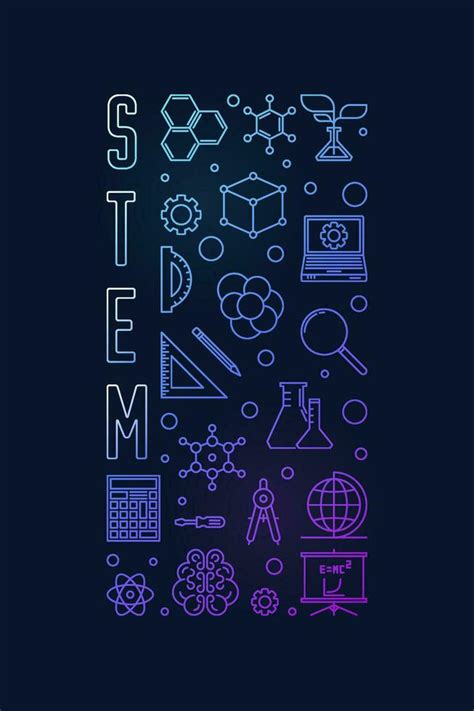 Stem Science Technology Engineering And Mathematics Vector Concept