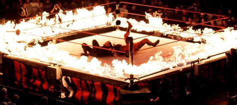 Image - Undertaker vs Kane in the inferno match on Raw February 22 1999 ...