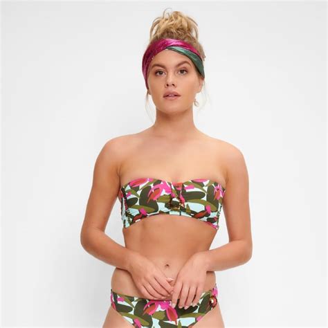 Lingadore Bandeau Bikini Mit Dschungel Print