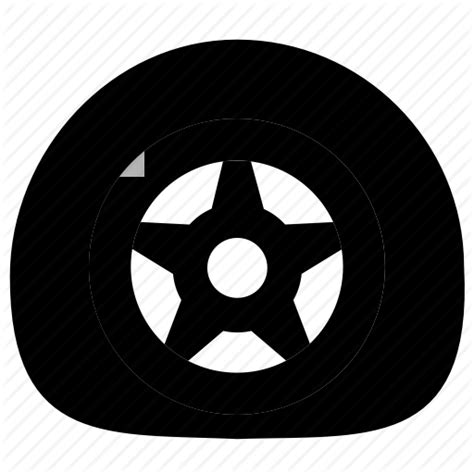 Flat Tire Svg