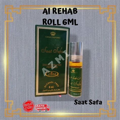 Jual Promo Parfum Saat Safa Al Rehab 6 ML Saudi Arabia Di Lapak Azmi