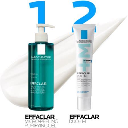 La Roche-Posay Effaclar почистващ пилинг гел за мазна и проблемна кожа ...