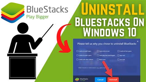 How To Completely Uninstall Bluestacks On Pc Windows Youtube