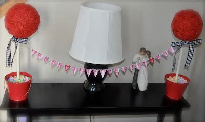valentines day decor topiary