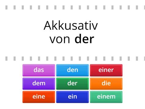 artikel im akkusativ und dativ find  match
