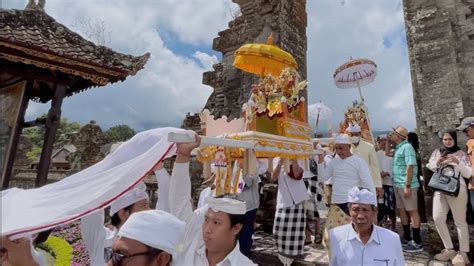 Nyegara Gunung Karya Agung Pura Kahyangan Dalem Semate Youtube