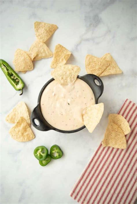 Copycat Chipotle Queso Blanco - Culinary Ginger