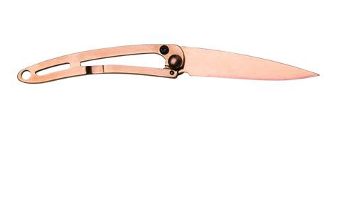 Deejo Naked G Copper Finish Nh Coltello Da Tasca Fare