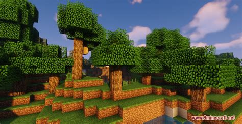 Round Trees Resource Pack 1211 1201 Texture Pack 9minecraftnet