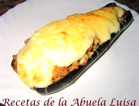 Berenjenas Rellenas De Carne Recetas De La Abuela Luisa