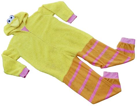 Sesame Street Big Bird Adult Costume Bright Yellow 1-piece Cosplay Mens ...