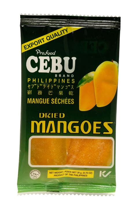 Profood Cebu Brand Dried Mangoes G Profoodcorp