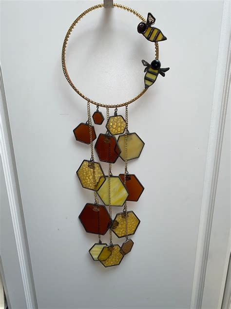 Bees Wind Chime Etsy In 2024 Wind Chimes Chimes Bee