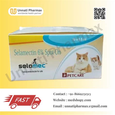 Selamec Selamectin 6 Spot On At Rs 350 Pack Veterinary Medicine In