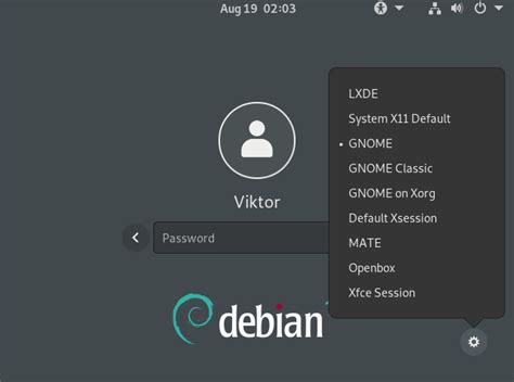 How Do I Switch Desktop Environment On Debian 11 If There Is No Gear