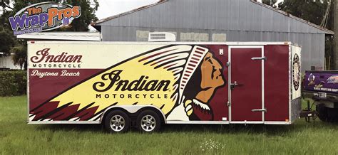 Indian Motorcycle Trailer | BB Graphics & The Wrap Pros