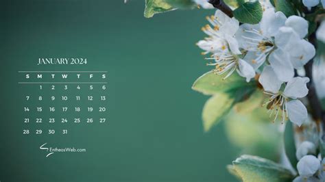 January Calendar Desktop Wallpaper Entheosweb Desktop