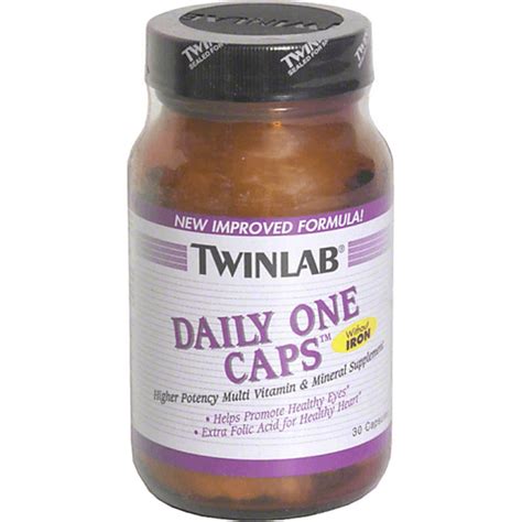 Twinlab Daily One Caps Without Iron Capsules Stuffing Foodtown