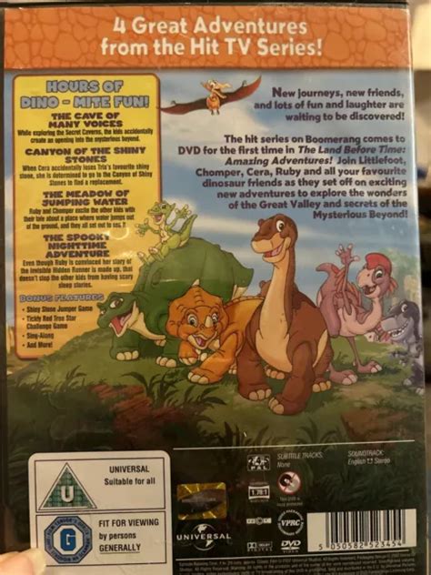 The Land Before Time Amazing Adventures Vol 1 Dvd 2007 £4 50