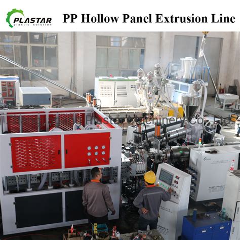 Pp Hollow Sheet Extruding Machinery For Concrete Work 16mm 18mm 20mm