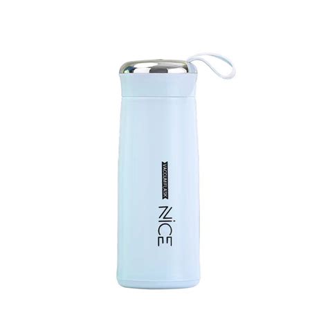 Cqw Nice Cup Glass Bottle Tumbler Creative Leakproof Water Cup Stainless Aqua Flask 400ml