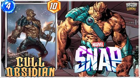 Nueva Carta Cull Obsidian Merece La Pena Mazos Marvel Snap Youtube