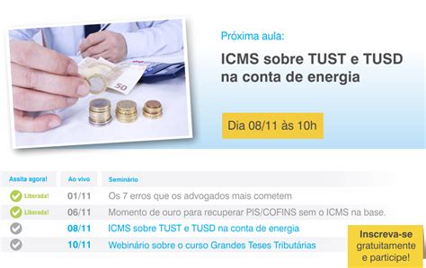 Icms Sobre Tust E Tusd Na Conta De Energia