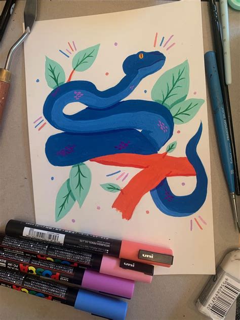 Jelly Gouache | Marker art, Mini canvas art, Gouache art