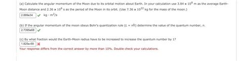 Answered A Calculate The Angular Momentum Of Bartleby