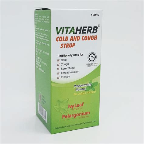 Vitaherb Ivy Leaf Mg Ml Syrup Ml Alpro Pharmacy