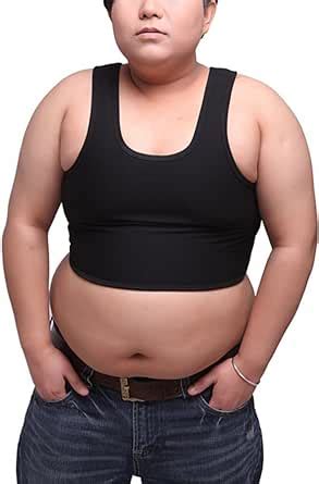 Chest Binders Super Flat Les Extra Large Lesbian Tomboy Compression 3 Rows Clasp XL Black At