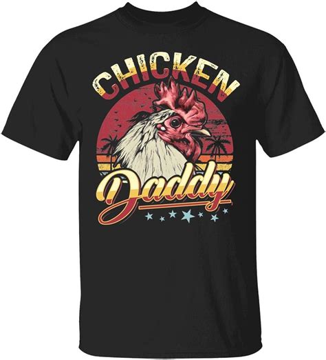 Chicken Daddy Retro Vintage Chicken Dad Farmer Shirts For Men Fathers